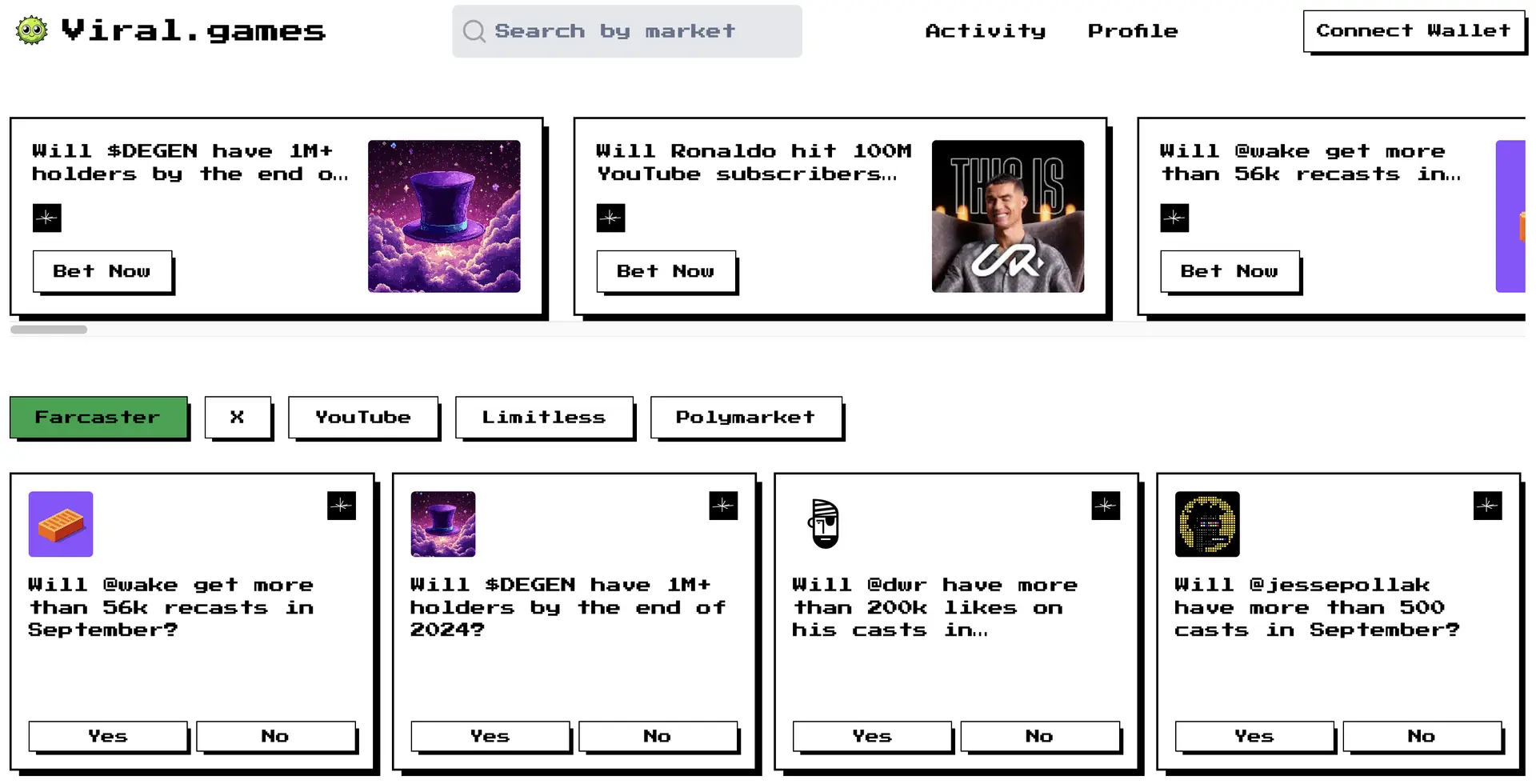 ETH Online 2024 Winner: Viral.games